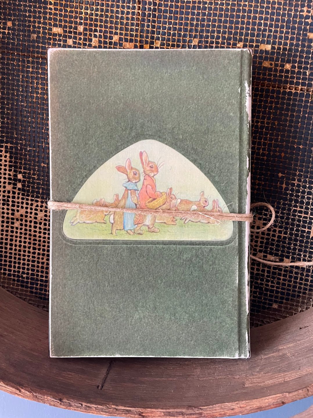 Spring Easter Handcrafted Vintage Look Tale Of The Flopsy Bunnies Beatrix Potter Book - The Primitive Pineapple Collection