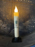 Primitive Handcrafted Colonial Welcome Pineapple 7"H Led Timer Taper Candle - The Primitive Pineapple Collection