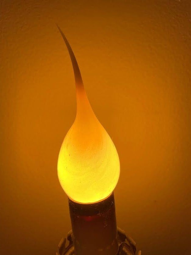 Primitive Holiday 5 watt Silver Dipped Silicone Light Bulb - The Primitive Pineapple Collection