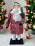 Primitive Christmas Hand Sculpted Clay Face Santa Doll Red 19" - The Primitive Pineapple Collection