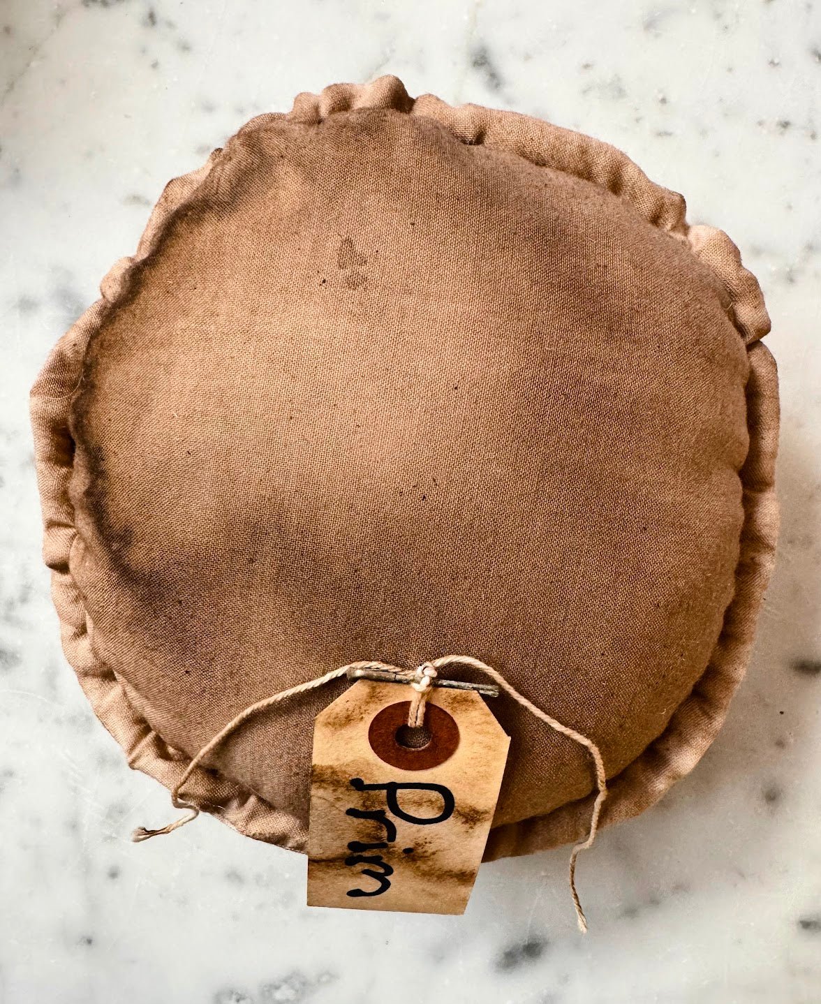 Primitive Handmade Blueberry or Cherry SCENTED 5" Pie Shelf Sitter - The Primitive Pineapple Collection