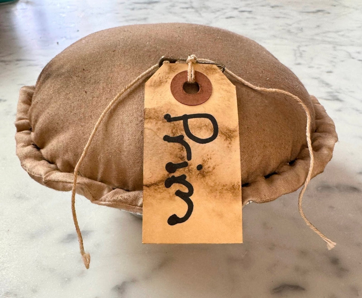 Primitive Handmade Blueberry or Cherry SCENTED 5" Pie Shelf Sitter - The Primitive Pineapple Collection