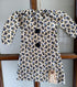 Primitive Colonial Handcrafted Vintage Look Blue Floral Prairie Dress Hanger 13" - The Primitive Pineapple Collection