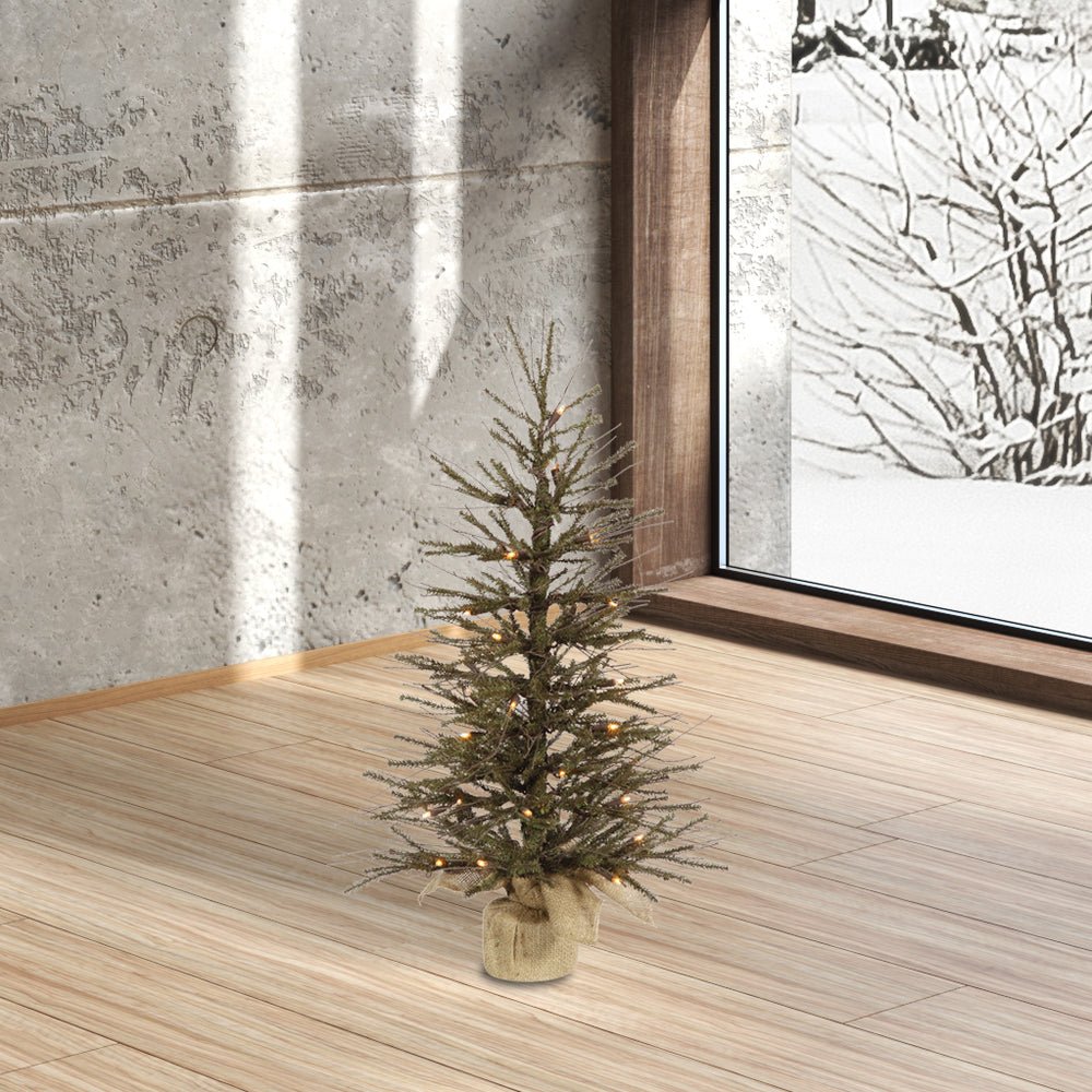 Primitive Vickerman 24" Vienna Twig Christmas Tree, Warm White Dura - lit LED Lights - The Primitive Pineapple Collection
