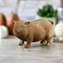 Primitive Ragon House 6.75" Cement Pig Figurine - The Primitive Pineapple Collection