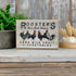Primitive Farmhouse Roosters Block Shelf Sitter - The Primitive Pineapple Collection