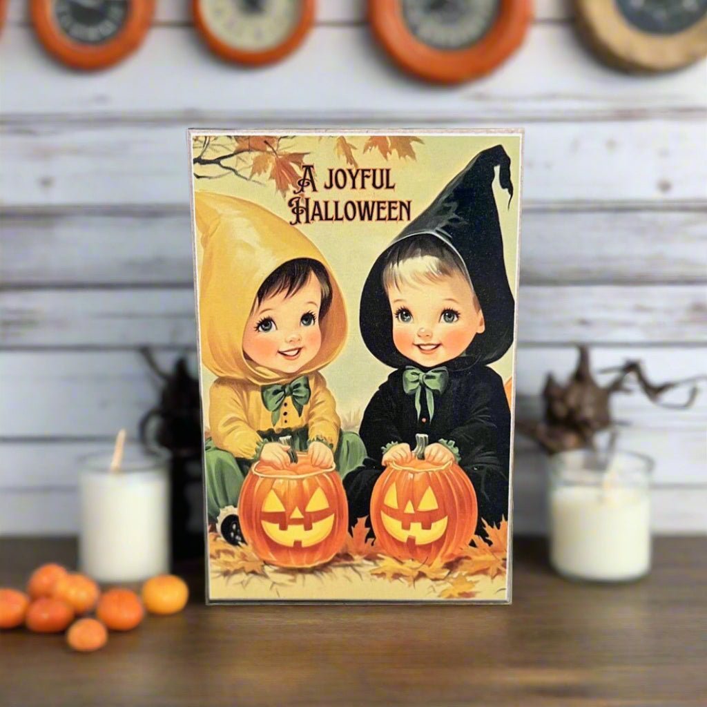 Primitive Halloween Handcrafted Vintage Kid&