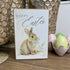 Primitive Farmhouse Happy Easter Bunny Rabbit Block Shelf Sitter - The Primitive Pineapple Collection