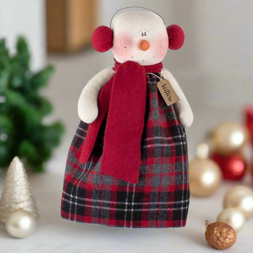 Honey and Me Christmas Willow the Snowgirl - The Primitive Pineapple Collection