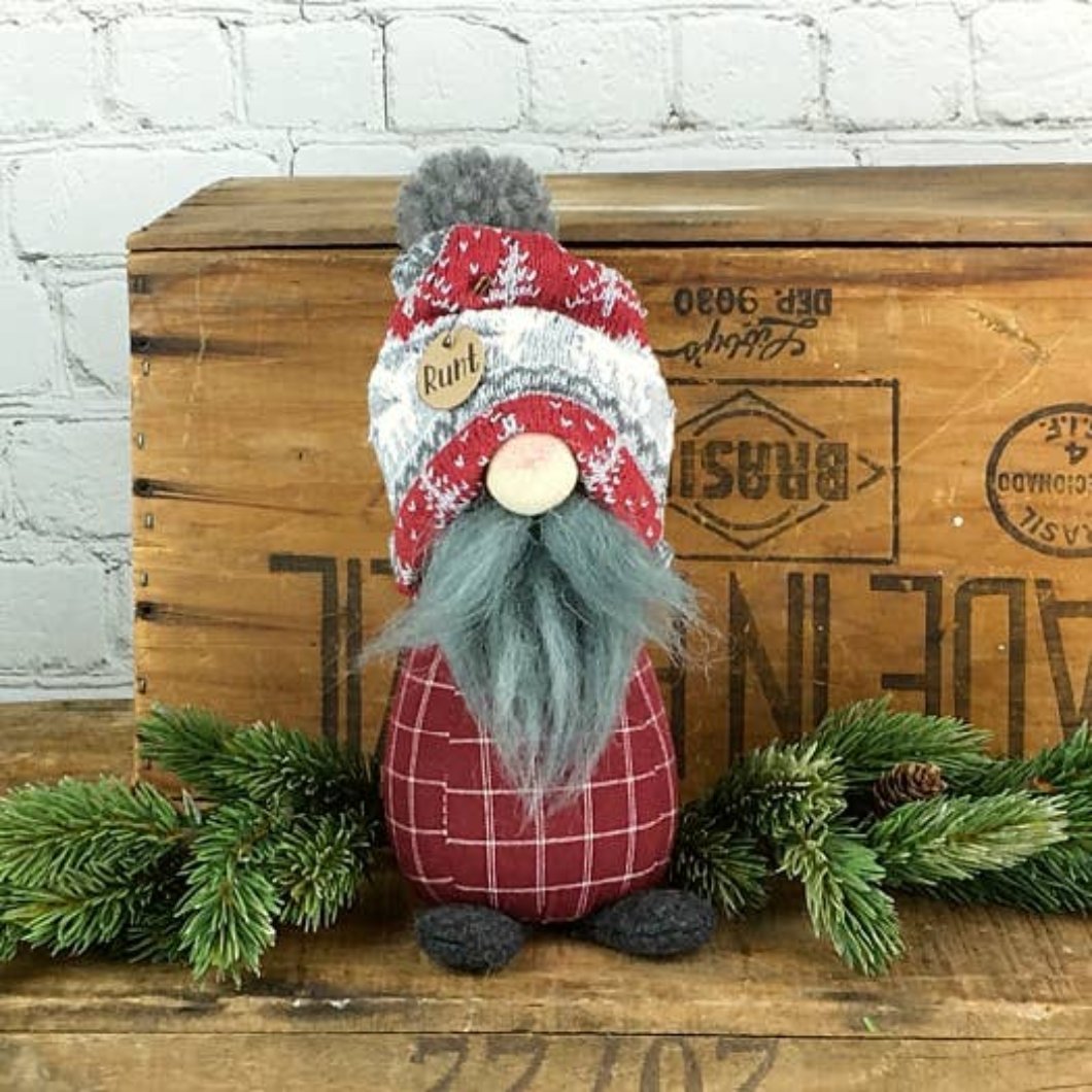 Honey and Me Christmas Runt the Gnome 8" - The Primitive Pineapple Collection