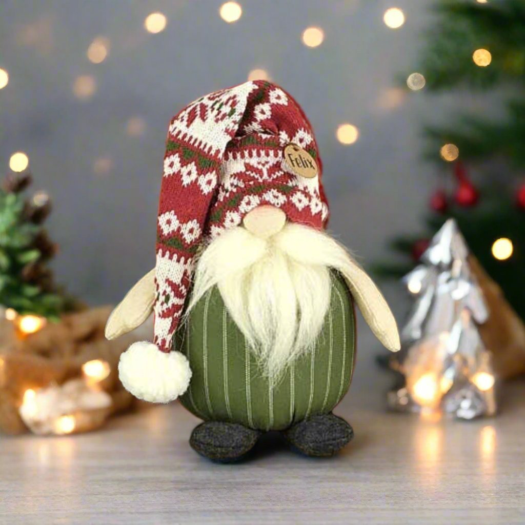 Honey and Me Christmas Felix the Gnome 9" - The Primitive Pineapple Collection