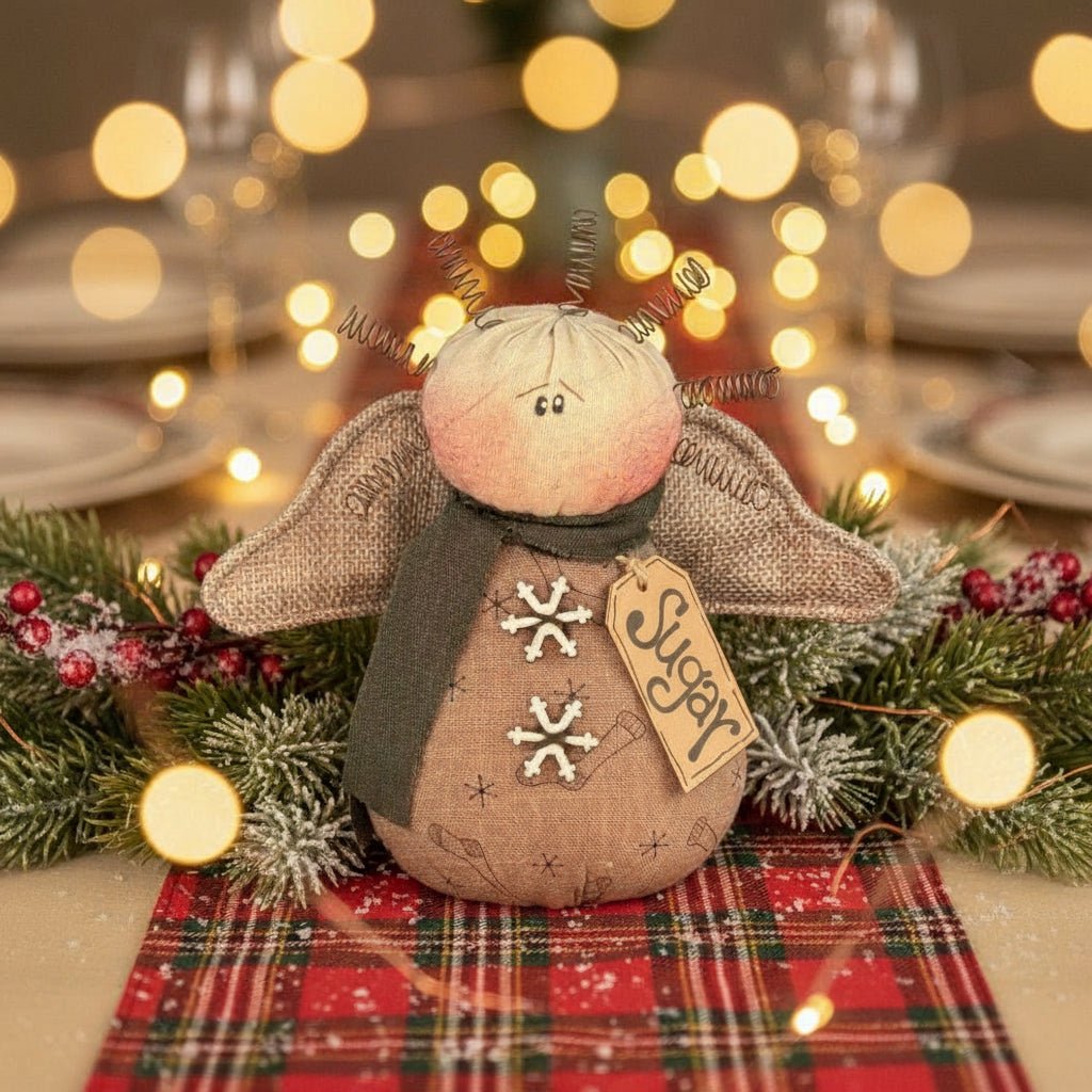 Honey and Me Christmas Sugar the Christmas Angel - The Primitive Pineapple Collection