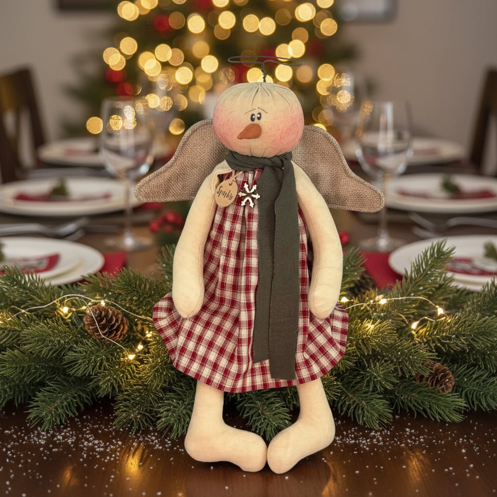 Honey and Me Christmas Sparkle the Snow Angel - The Primitive Pineapple Collection