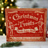 Handcrafted Retro Elves Christmas Treats Wood Cutout 6" - The Primitive Pineapple Collection