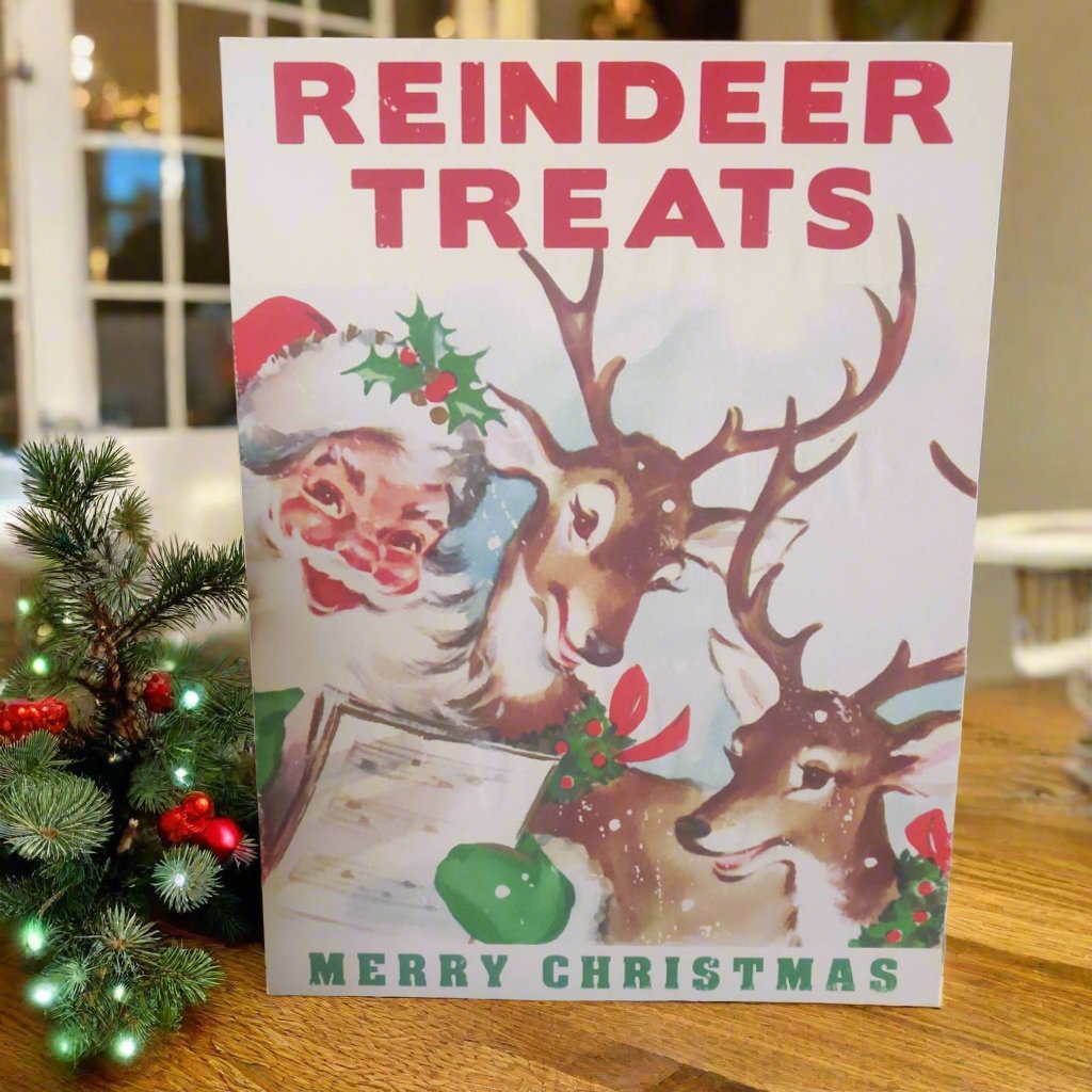 Handcrafted Retro Christmas Carols Book Cover Wood Cutout 11" - The Primitive Pineapple Collection