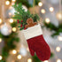Primitive Christmas Hanging Winter Greens and Gingerbread Mitten Goody Bag - The Primitive Pineapple Collection