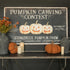 Ragon House Halloween 48" Pumpkin Carving Contest Metal Sign - The Primitive Pineapple Collection