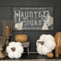 Ragon House Halloween 24"Haunted Tours Metal Sign - The Primitive Pineapple Collection