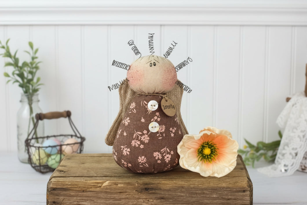 Honey and Me Farmhouse Serenity the Inspirational Baby Angel Girl Doll - The Primitive Pineapple Collection
