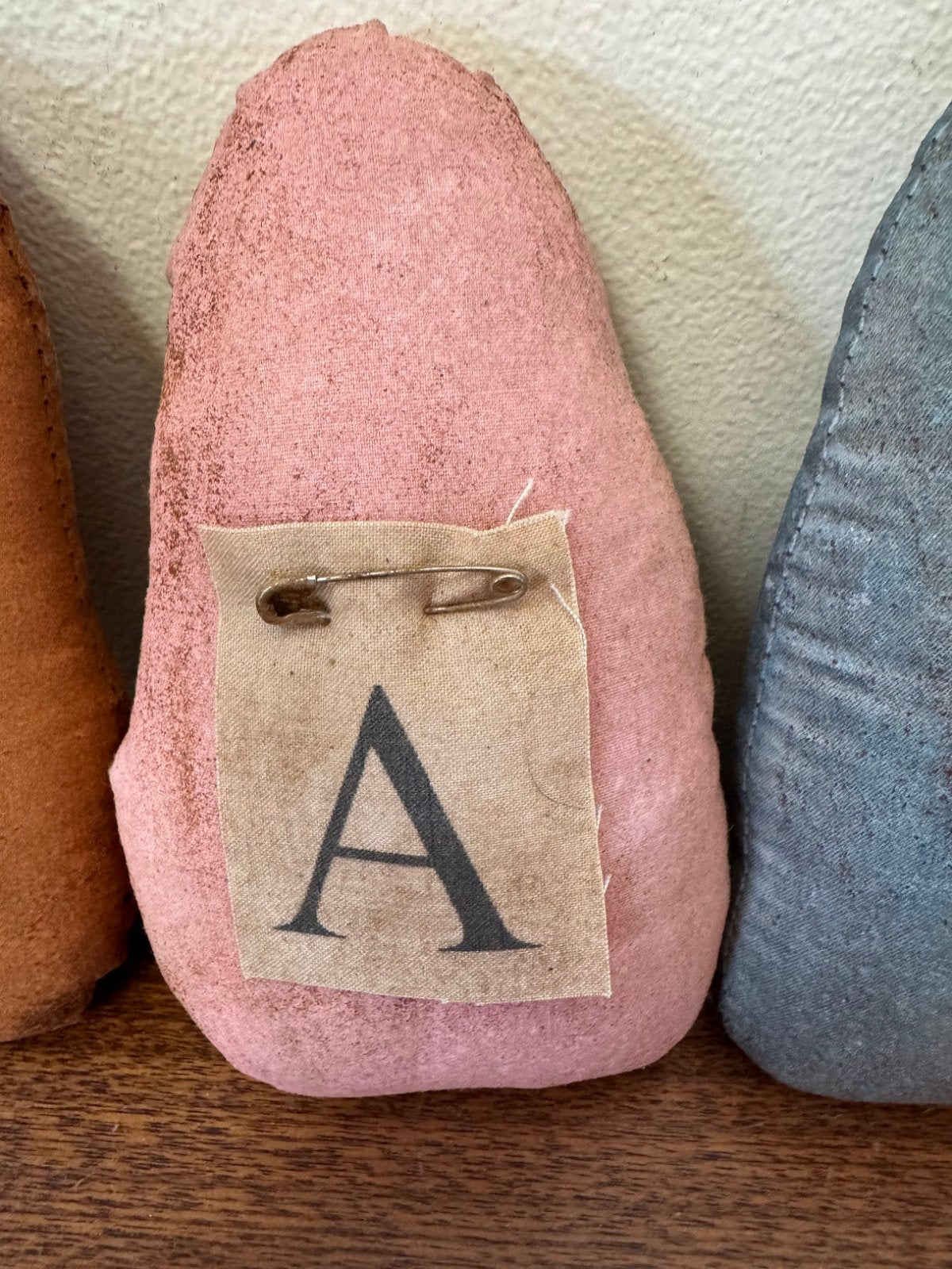 Primitive Handcrafted Spring Fabric Easter Egg 6pc Set - The Primitive Pineapple Collection