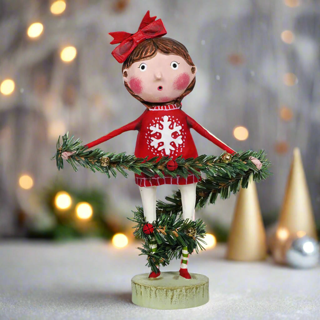 ESC and Company Folk art Christmas Lori Mitchell Deck the Halls 14468 - The Primitive Pineapple Collection