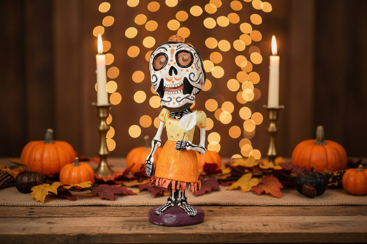 ESC Halloween Frida Skelley Jorge De Rojas 43005 - The Primitive Pineapple Collection