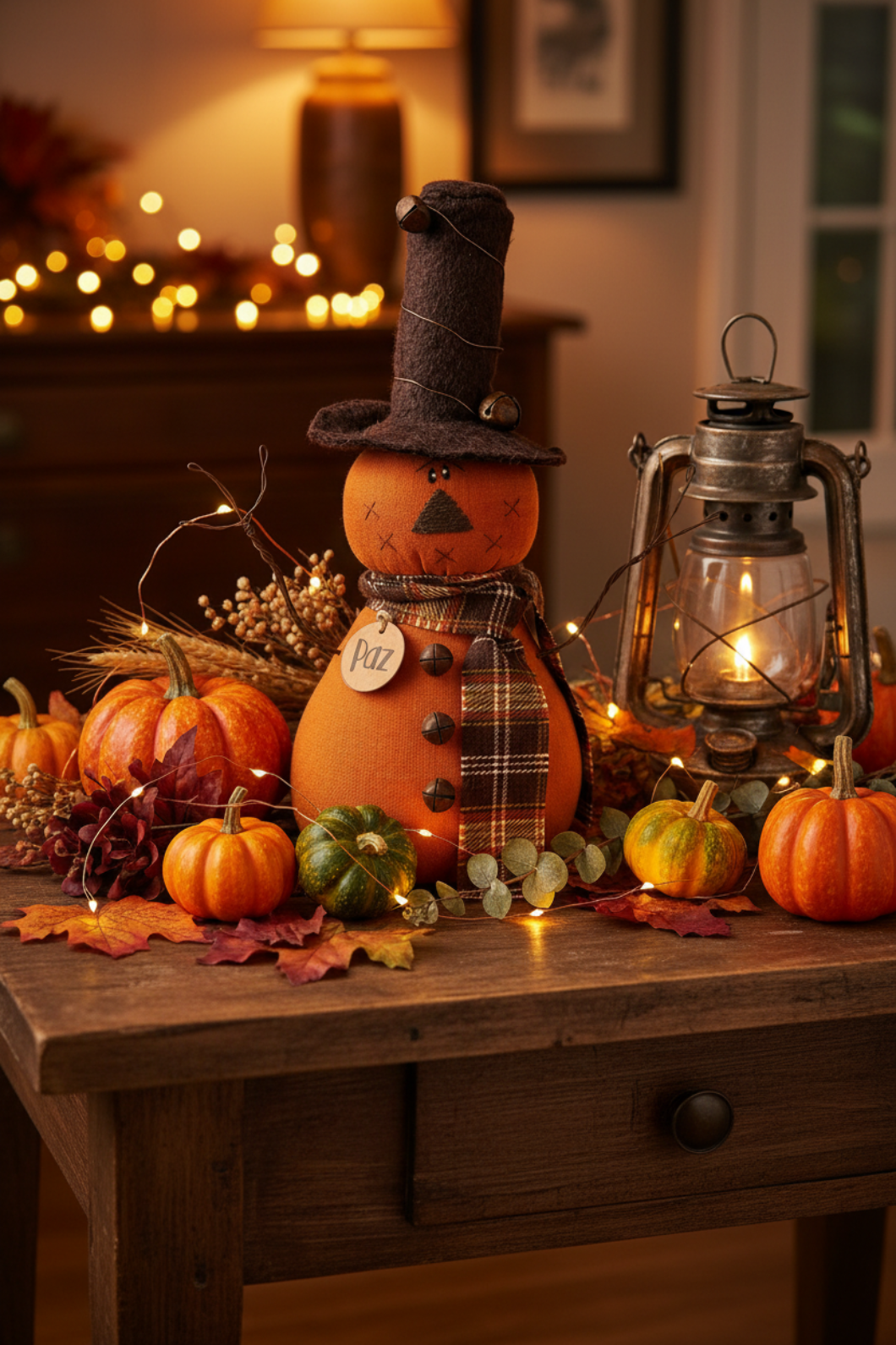 Honey and Me Halloween Paz the Jingle Bell Jack-O-Lantern