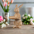 Primitive Ragon House Spring 7.75" Bunny with Tray Figurine - The Primitive Pineapple Collection