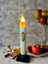 Primitive Handcrafted 7" Autumn Thyme Battery Operated Led Timer Taper Candle - The Primitive Pineapple Collection