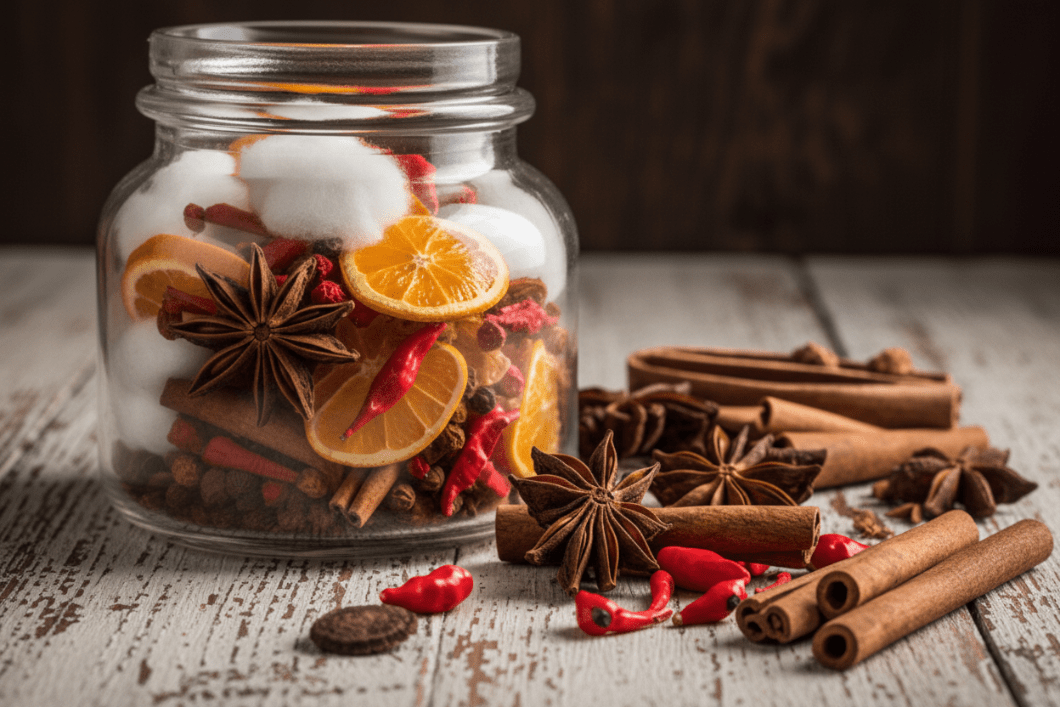 Handcrafted USA Farmhouse Homestead Potpourri w/Rosehips - The Primitive Pineapple Collection