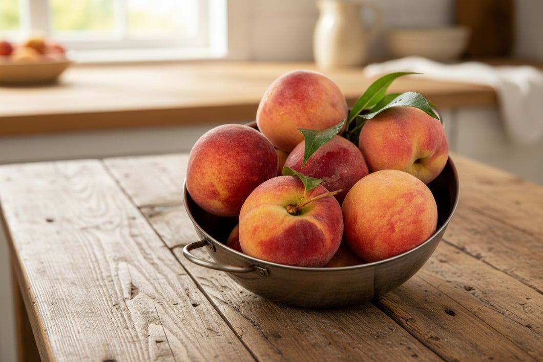 Handcrafted USA Farmhouse Fresh Peaches Potpourri w/Rosehips - The Primitive Pineapple Collection