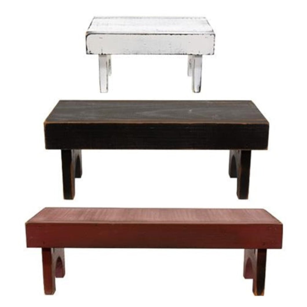 Primitive Farmhouse Handcrafted Distressed Wooden Stackable Risers - The Primitive Pineapple Collection