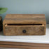 Primitive Country Wood Single Drawer Cupboard - The Primitive Pineapple Collection