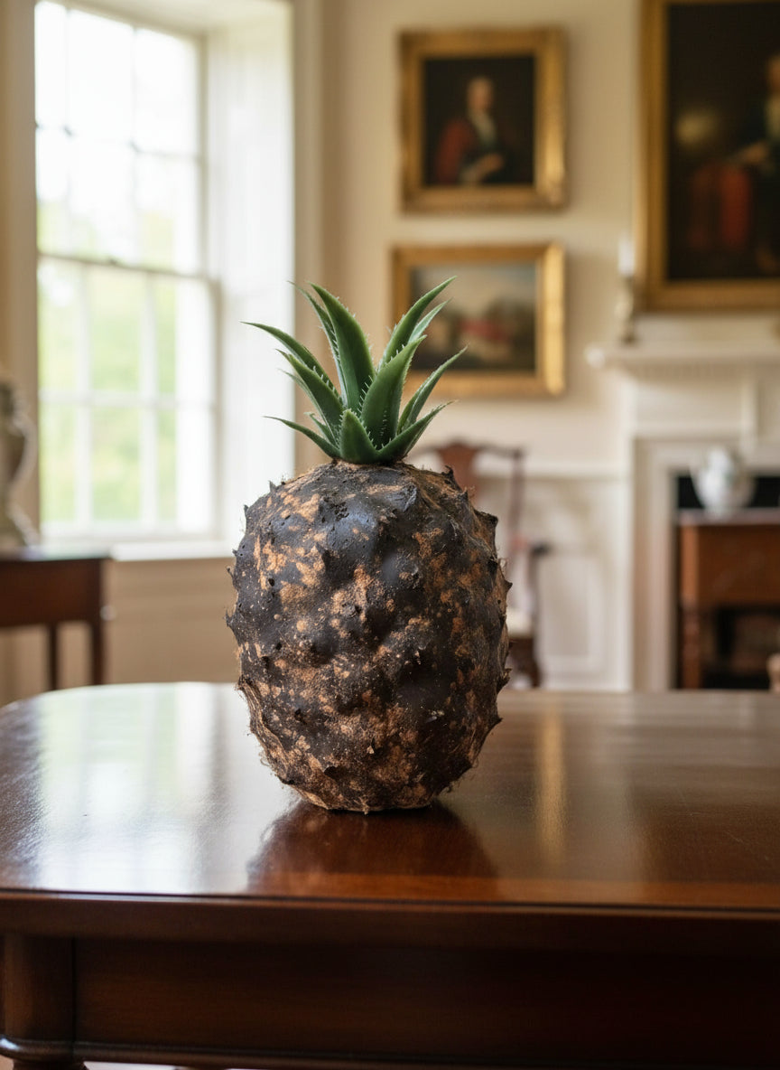 Primitive Colonial Grungy Cinnamon Scented Pineapple 8" - The Primitive Pineapple Collection