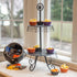 Primitive Ragon House Halloween Two Tier Spider Web Stand 20" - The Primitive Pineapple Collection