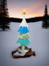 Primitive Christmas 16” Recycled Metal Christmas Tree with Star - The Primitive Pineapple Collection