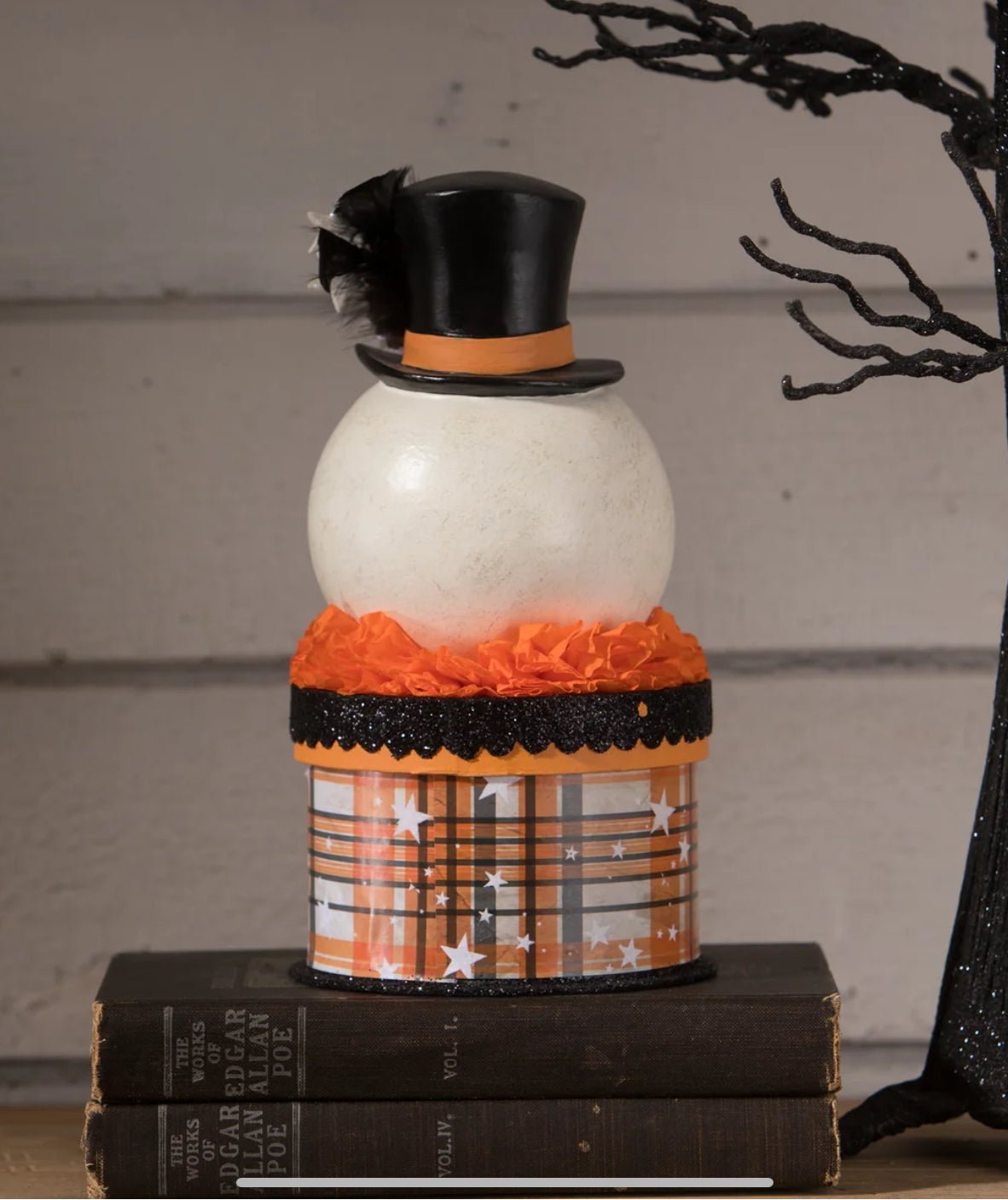 Bethany Lowe Halloween Retro Moon Man on Box TL3357 - The Primitive Pineapple Collection