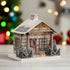 Ragon House Christmas Putz Style Light Up 10.75” Timber Frame Log Cabin 6 Hr Timer WS221253 - The Primitive Pineapple Collection