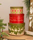 Bethany Lowe Christmas Retro Look Vintage Christmas Tins 3 pc Set TF3268 - The Primitive Pineapple Collection