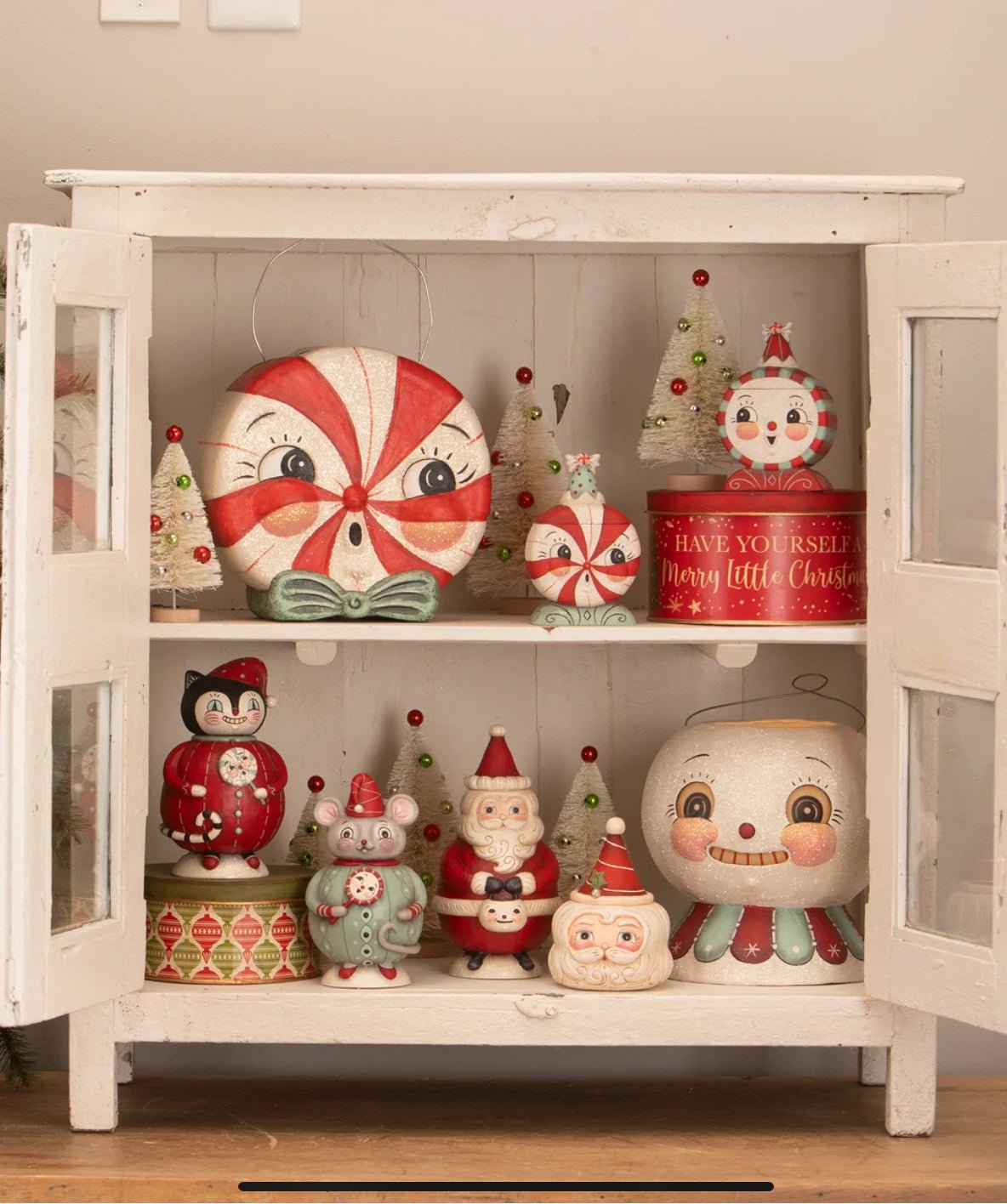 Bethany Lowe Christmas Johanna Parker Spencer Squeak Dreams Jar JP3035 - The Primitive Pineapple Collection