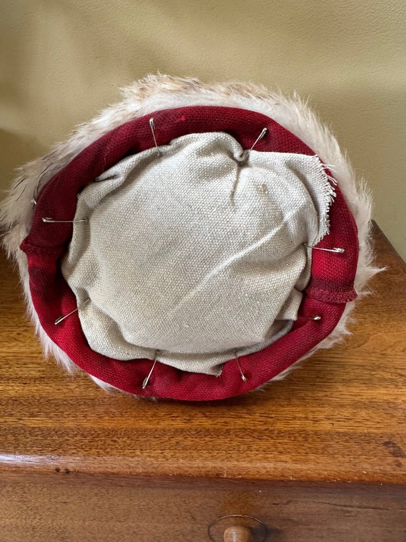 Primitive Christmas Handcrafted Red Santa Hat Centerpiece/Tree Topper - The Primitive Pineapple Collection