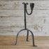 Reproduction Single Taper Aged Wrought Iron Candle Holder - The Primitive Pineapple Collection