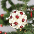 Primitive Christmas 3" Faux Popcorn and Cranberry Kissing Ball - The Primitive Pineapple Collection
