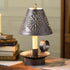 Primitive Crimped Accent Light with Punched Tin Shade Accent Lamp - The Primitive Pineapple Collection