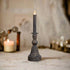Primitive Farmhouse Ragon House Battery 13" Black Candlestick Light - The Primitive Pineapple Collection