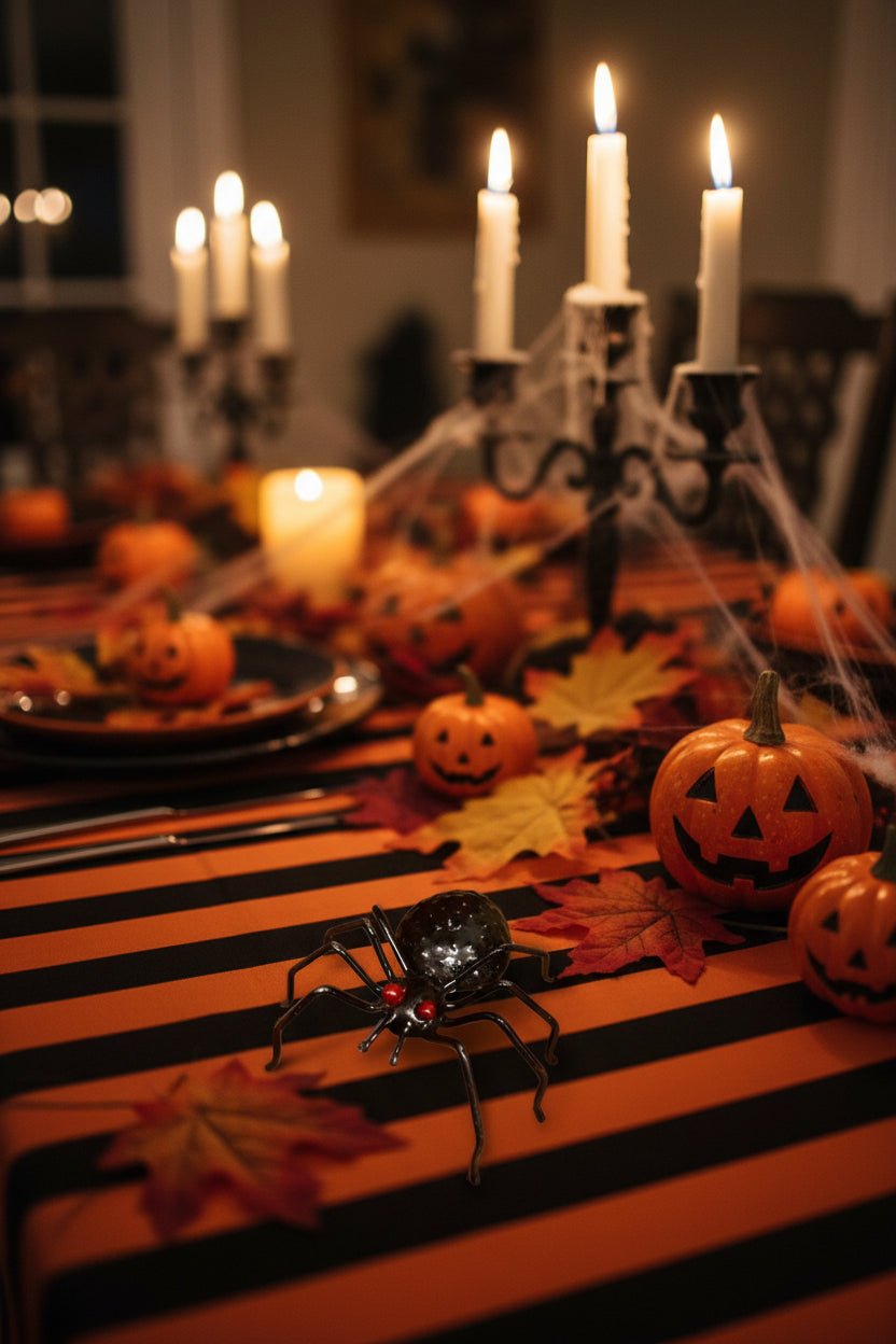 Primitive Halloween Recycled Metal Black Spooky Spider 4.5" - The Primitive Pineapple Collection