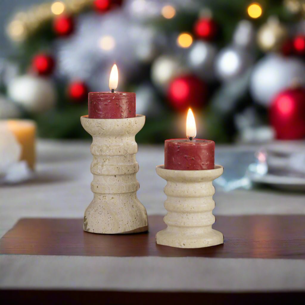 Ragon House 2 pc 3D Flame Red Battery Tealight Candle 6hr Timer - The Primitive Pineapple Collection