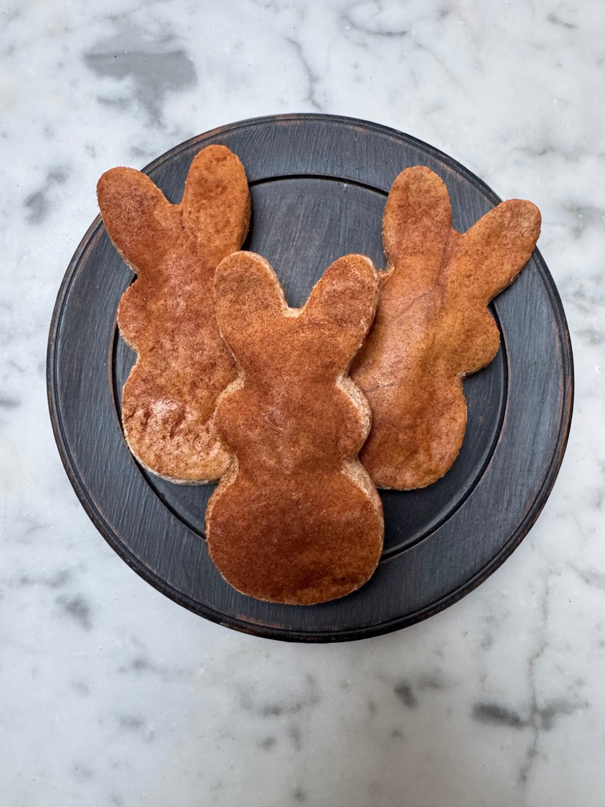Primitive Farmhouse Handcrafted Faux 3 pc Cinnamon Bunny Cookies - The Primitive Pineapple Collection