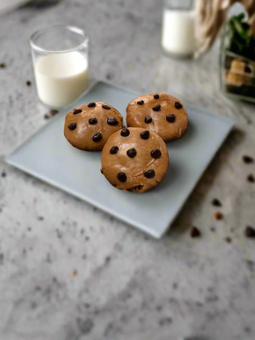 Primitive Farmhouse Handcrafted Faux 3 pc Chocolate Chip Cookies - The Primitive Pineapple Collection
