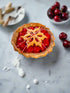 Primitive Colonial Christmas 4” Cherry Snowflake Pie Choice of Scent - The Primitive Pineapple Collection